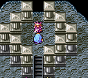 In old FFs, summons were represented by normal human sprites in when met. This here is Bahamut.